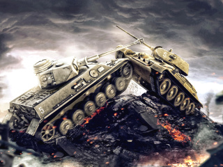 Обои World of Tanks - WOT 320x240