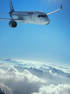 Fondo de pantalla Cs300 Bombardier 240x320