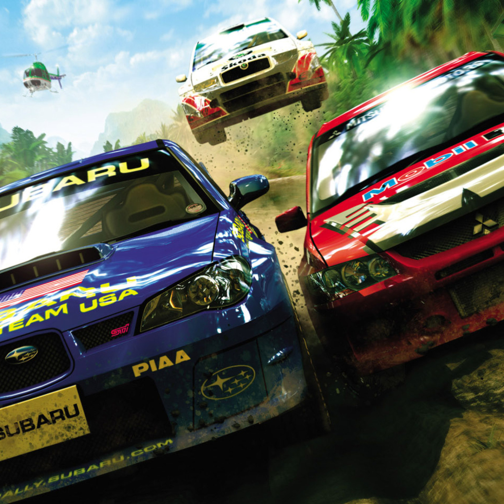 Fondo de pantalla Jungle Race Dirt Cars Games 1024x1024