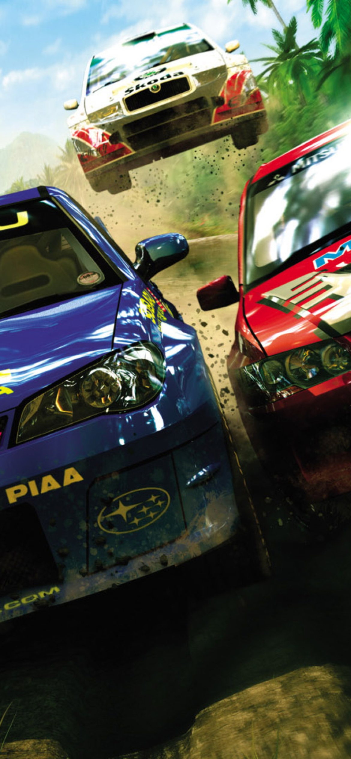 Jungle Race Dirt Cars Games wallpaper 1170x2532