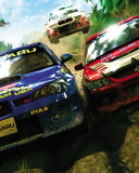 Das Jungle Race Dirt Cars Games Wallpaper 128x160