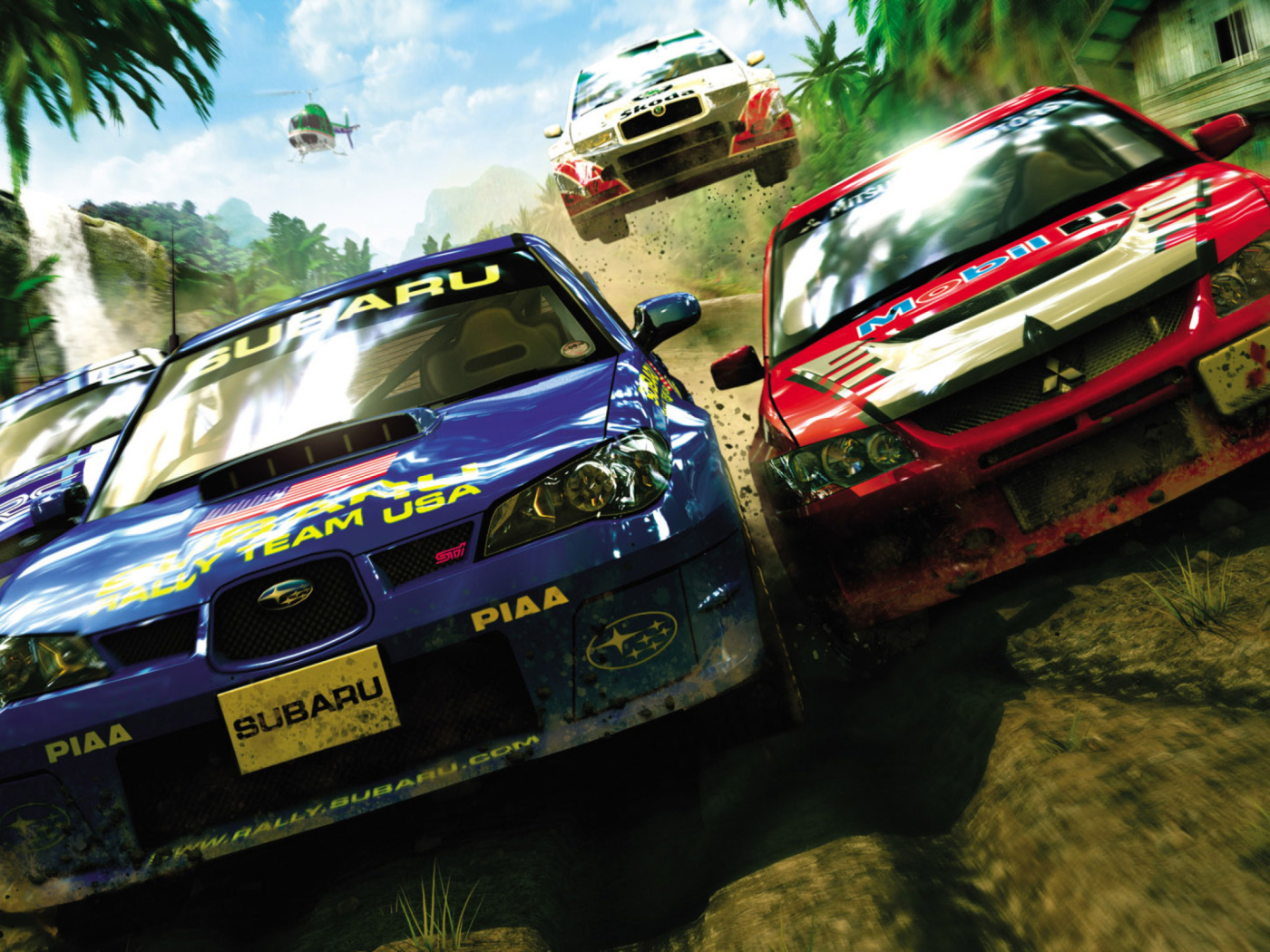 Jungle Race Dirt Cars Games screenshot #1 1400x1050