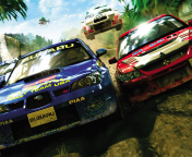 Screenshot №1 pro téma Jungle Race Dirt Cars Games 176x144