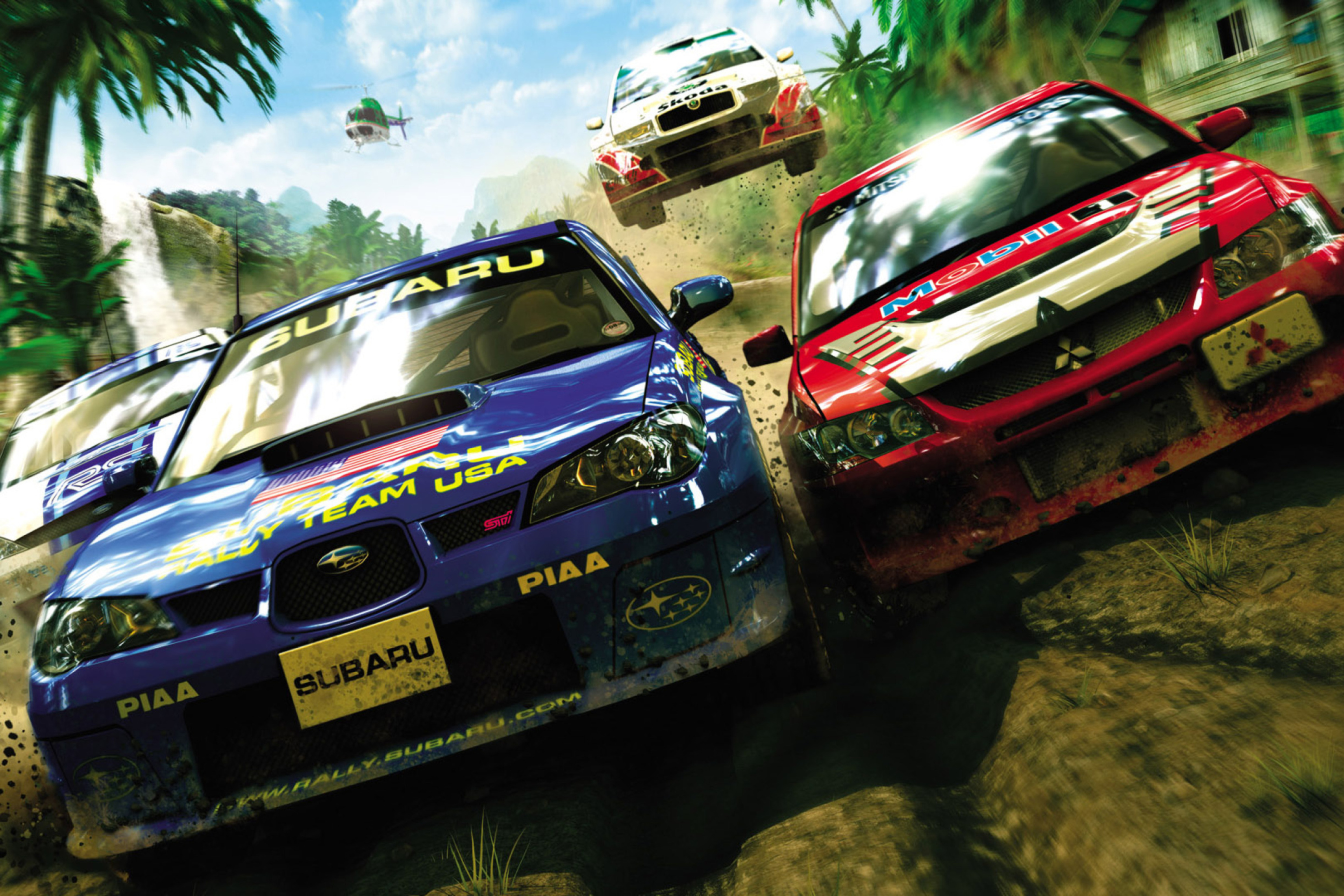 Jungle Race Dirt Cars Games wallpaper 2880x1920