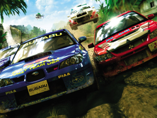 Das Jungle Race Dirt Cars Games Wallpaper 320x240
