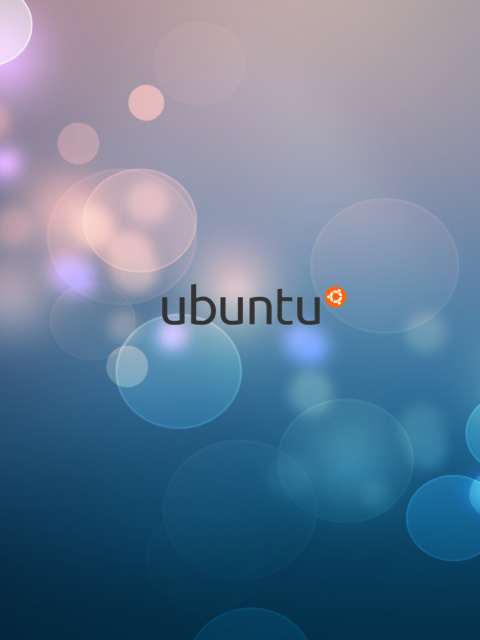 Das Ubuntu Linux Wallpaper 480x640