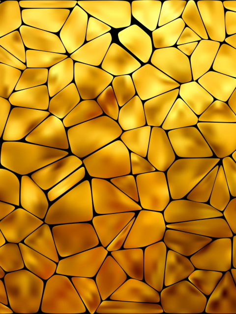 Das Gold Mosaic Wallpaper 480x640