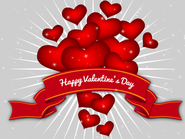 Das Happy Valentines Day Wallpaper 640x480