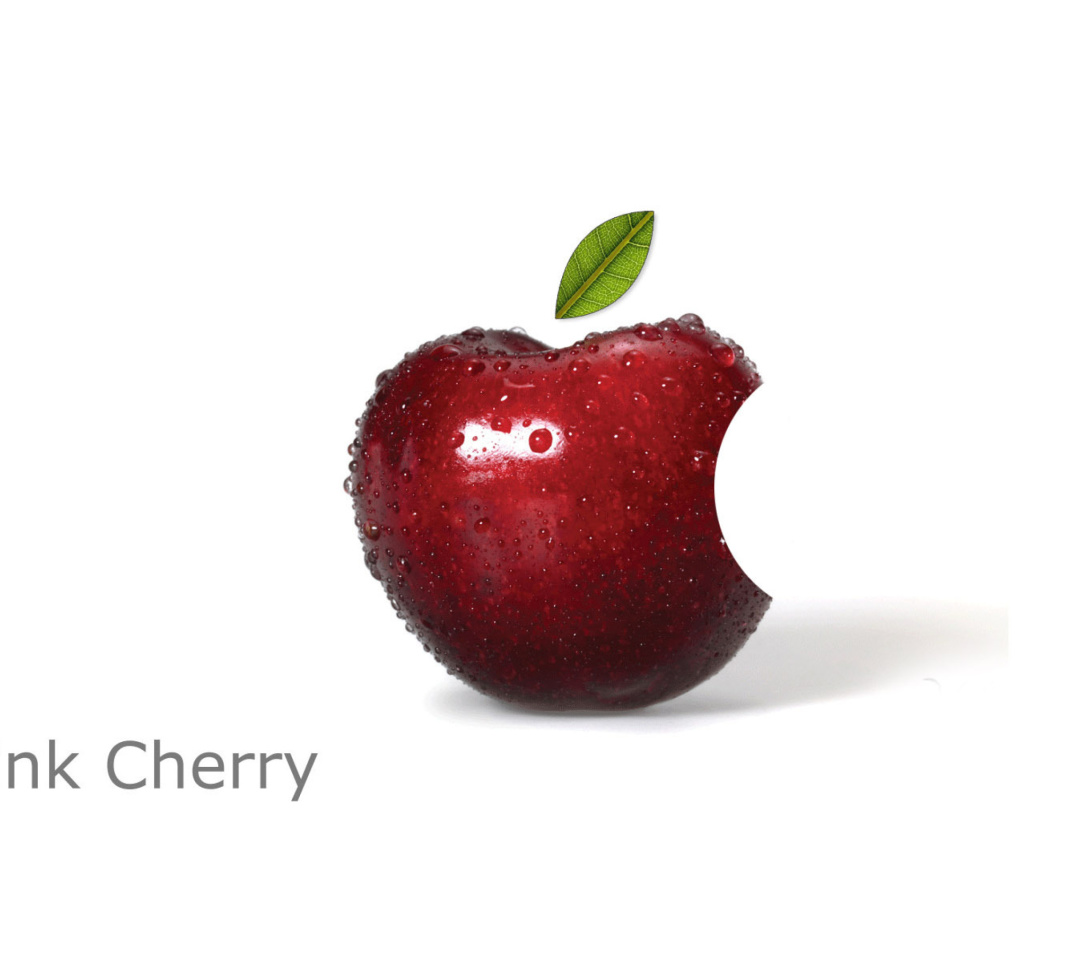 Fondo de pantalla Apple Funny Logo 1080x960