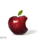 Fondo de pantalla Apple Funny Logo 128x160