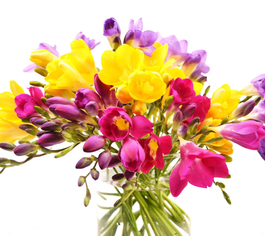 Обои Summer Flowers Bouquet 1080x960