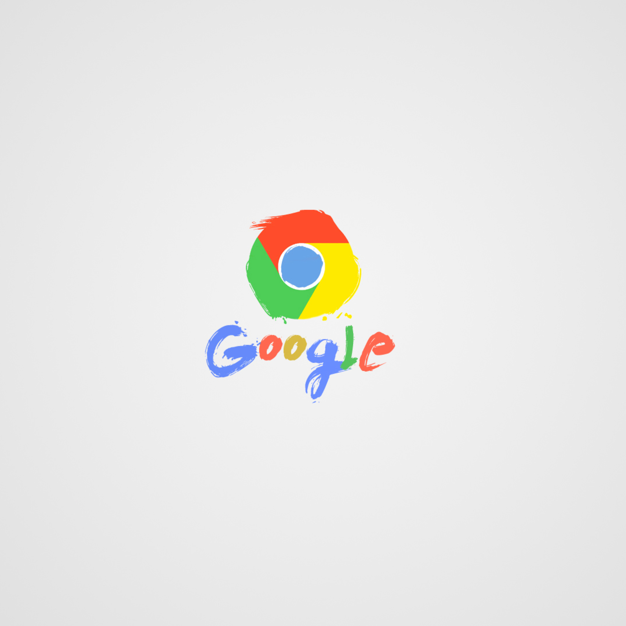 Google Creative Logo wallpaper 2048x2048