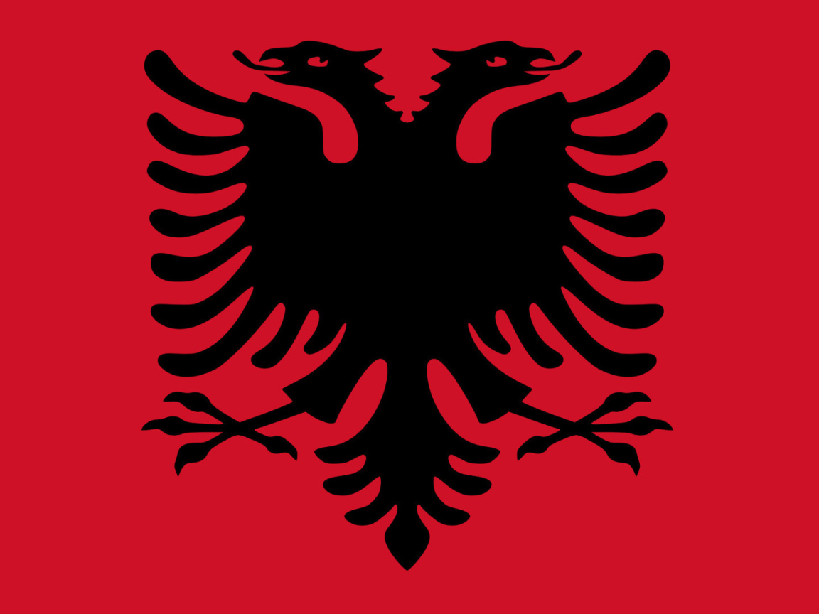 Обои Flag Of Albania 1152x864