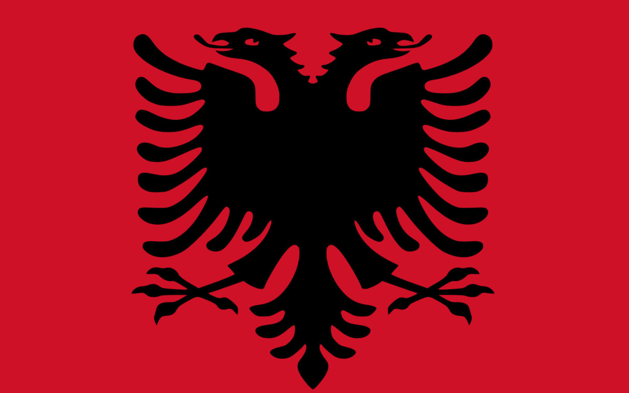 Flag Of Albania wallpaper 1280x800
