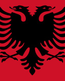 Flag Of Albania wallpaper 128x160