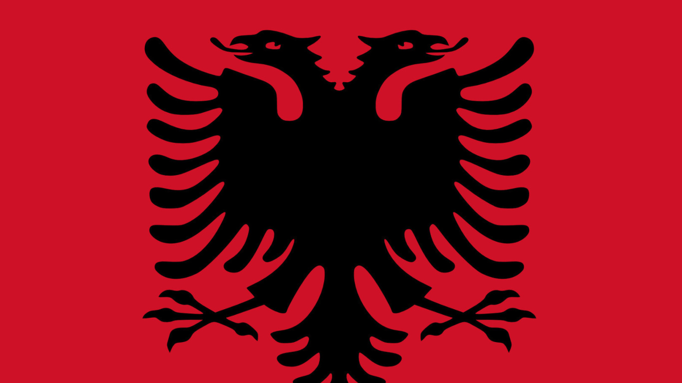 Screenshot №1 pro téma Flag Of Albania 1366x768