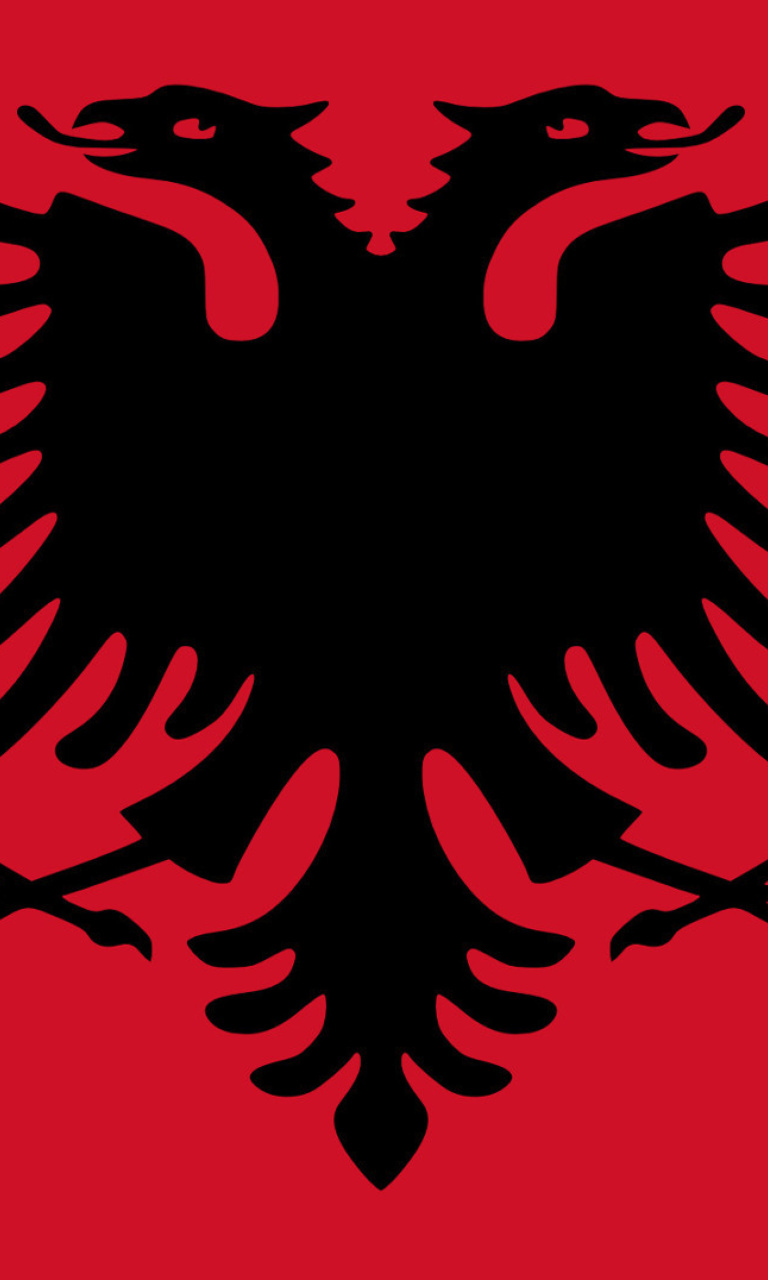 Flag Of Albania wallpaper 768x1280