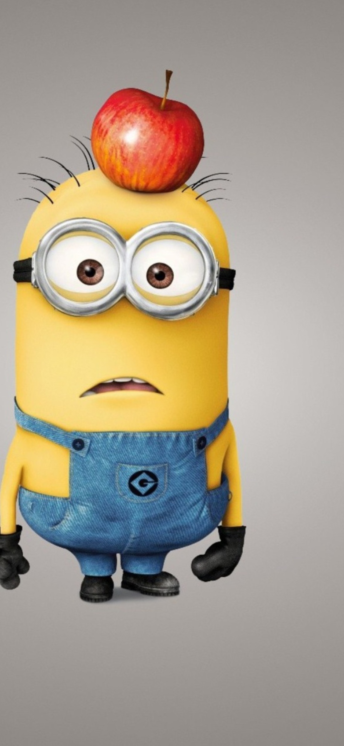 Minion With Apple wallpaper 1170x2532