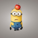 Minion With Apple wallpaper 128x128