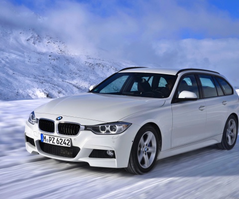 Das BMW 320d Wagon Wallpaper 480x400