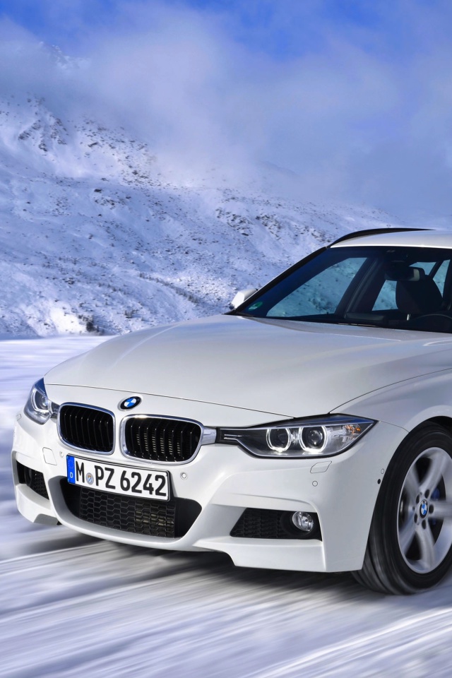 BMW 320d Wagon wallpaper 640x960