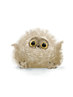 Fondo de pantalla Funny Owl Illustration 240x320