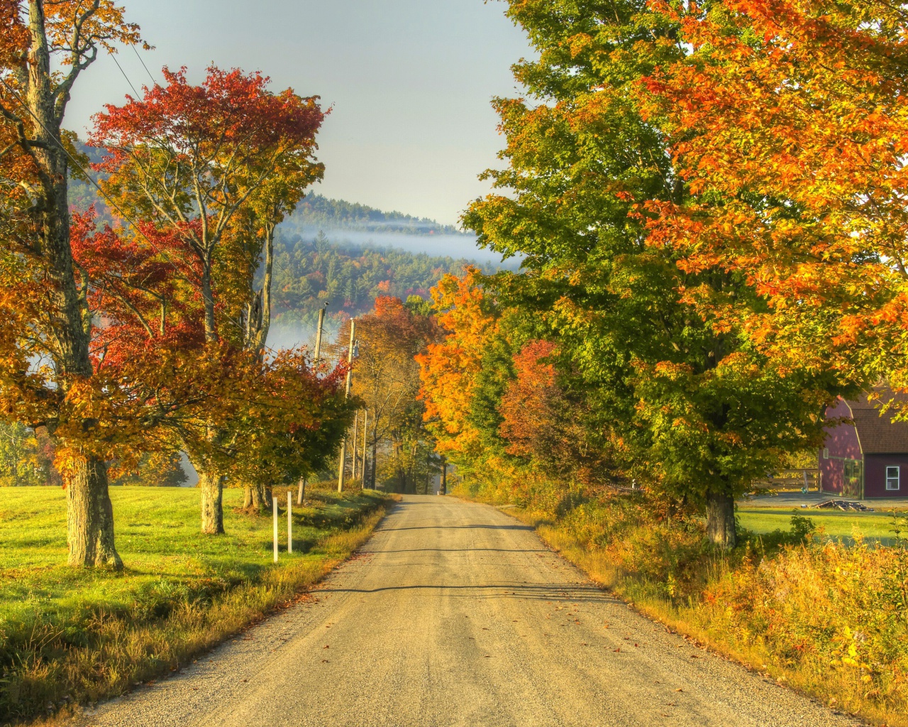 Fondo de pantalla Autumn Landscape 1280x1024