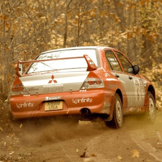Mitsubishi Rally Car sfondi gratuiti per 1024x1024