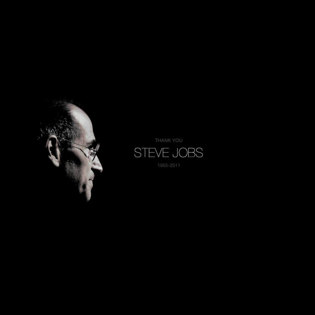 Thank you Steve Jobs wallpaper 1024x1024