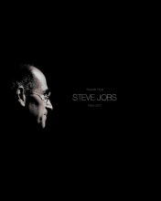 Обои Thank you Steve Jobs 176x220