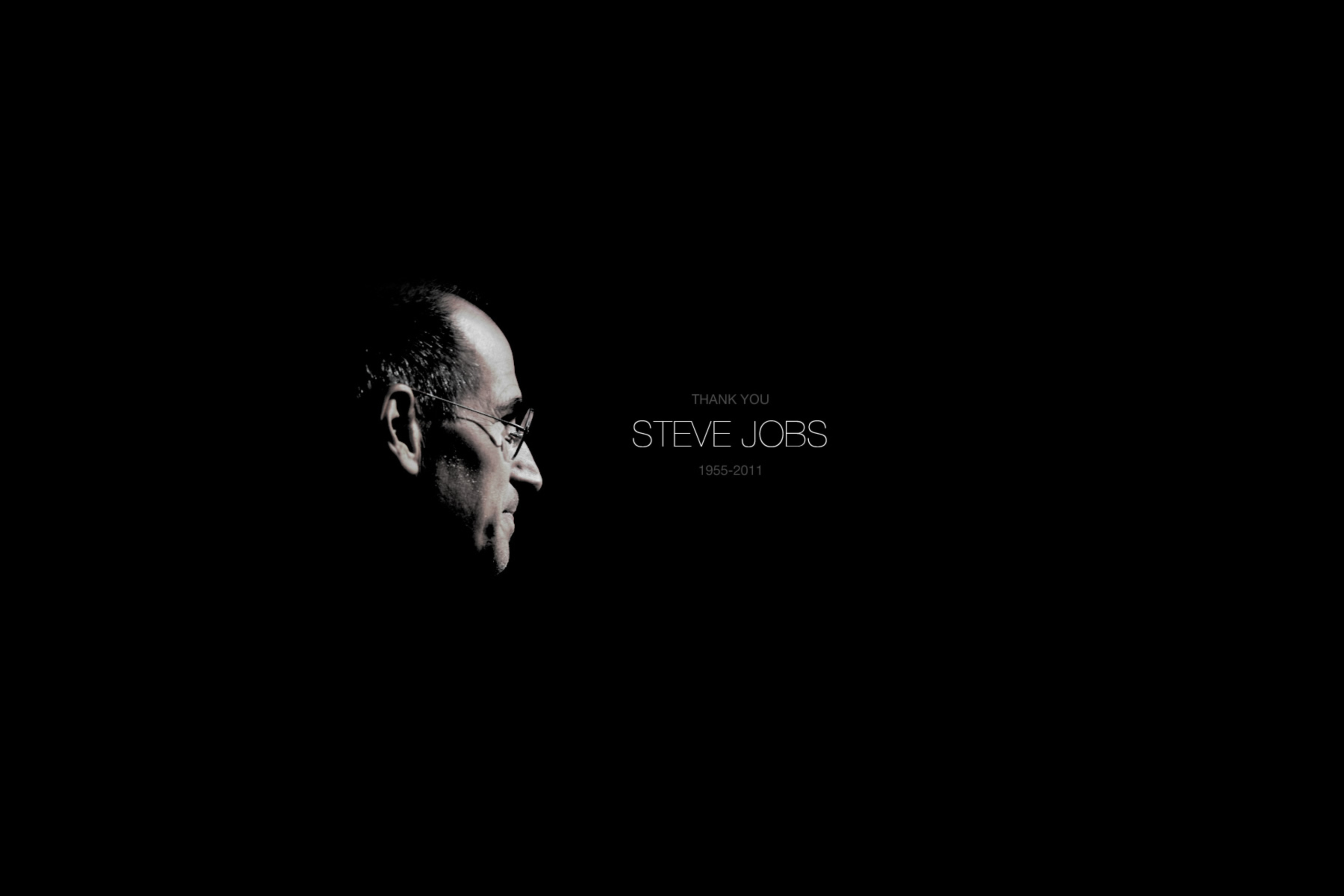 Thank you Steve Jobs wallpaper 2880x1920