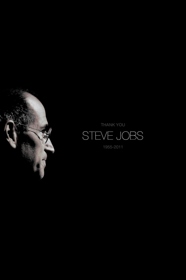Das Thank you Steve Jobs Wallpaper 640x960