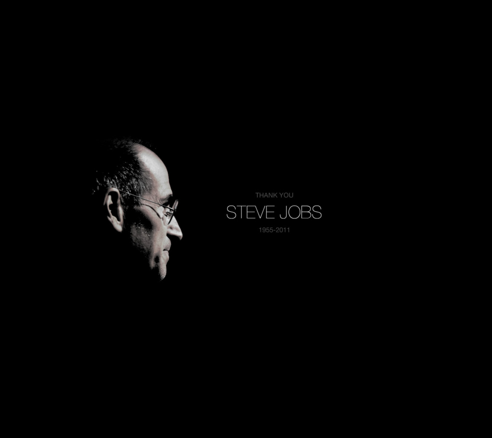 Das Thank you Steve Jobs Wallpaper 960x854