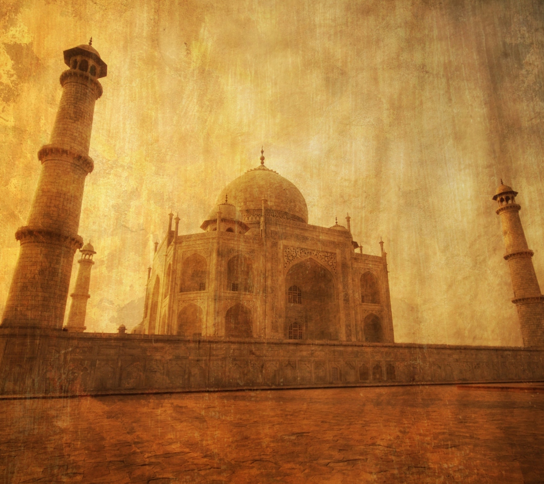Das Taj Mahal Photo Wallpaper 1080x960