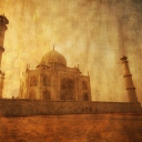 Das Taj Mahal Photo Wallpaper 128x128