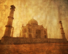 Das Taj Mahal Photo Wallpaper 220x176