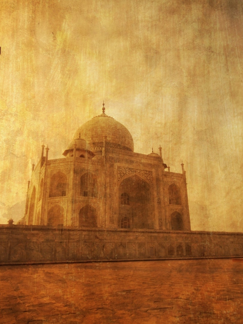 Das Taj Mahal Photo Wallpaper 480x640