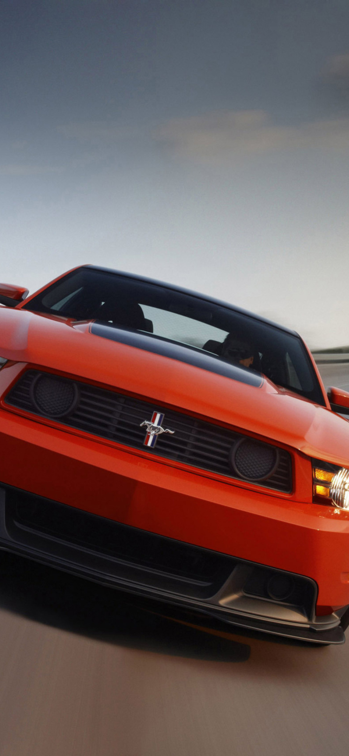 Red Cars Ford Mustang wallpaper 1170x2532