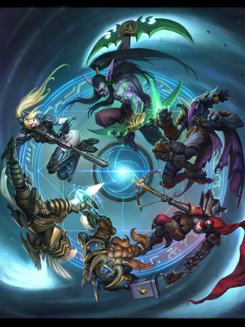 Heroes of the Storm wallpaper 480x640