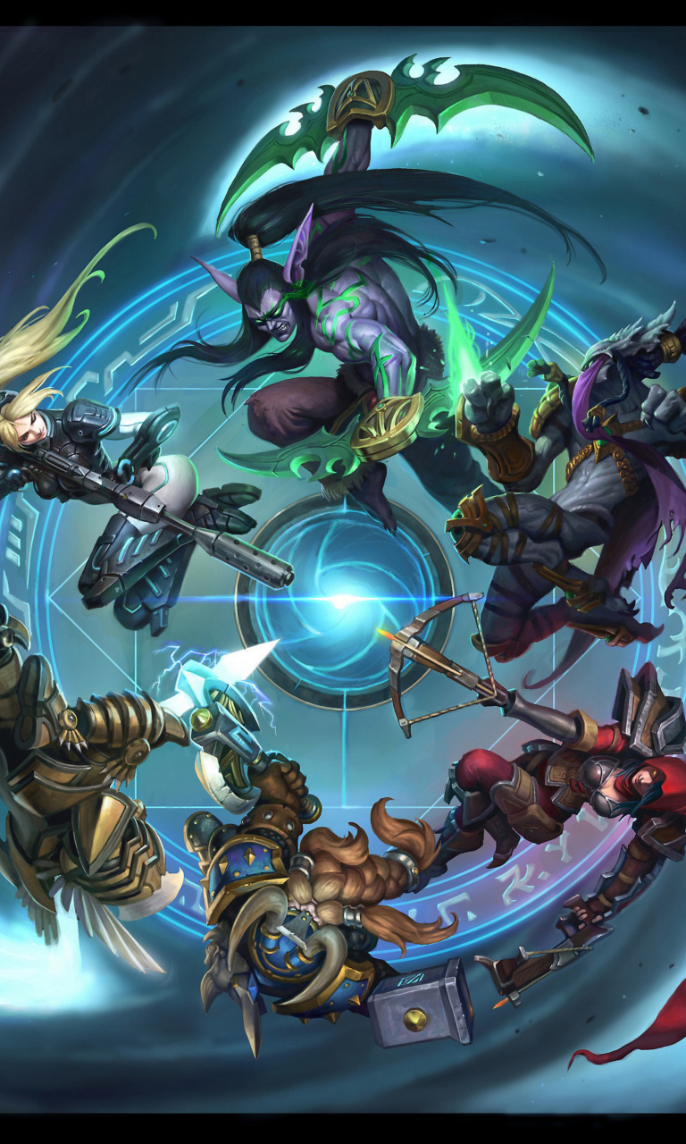 Das Heroes of the Storm Wallpaper 768x1280