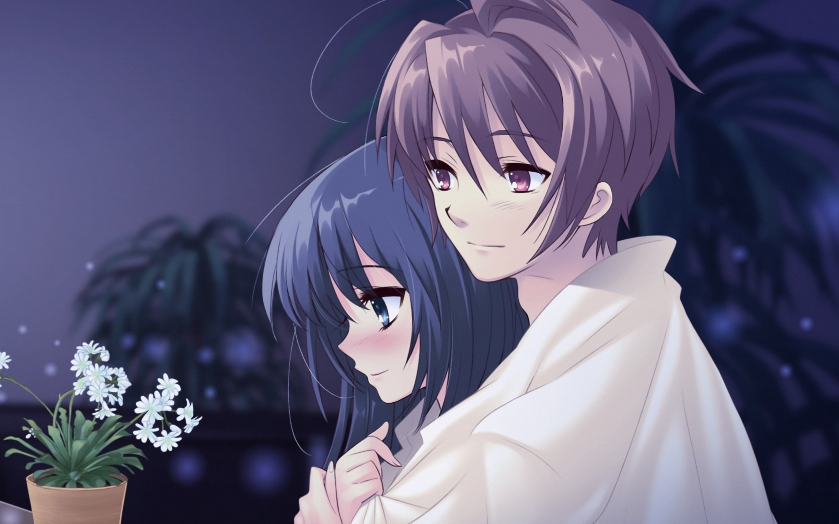 Screenshot №1 pro téma Anime Couple 1680x1050