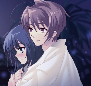Anime Couple - Obrázkek zdarma pro Samsung B159 Hero Plus