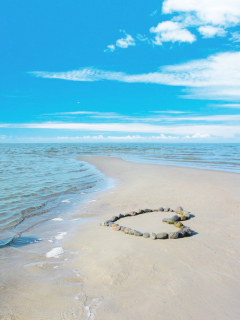 Love Beach wallpaper 240x320