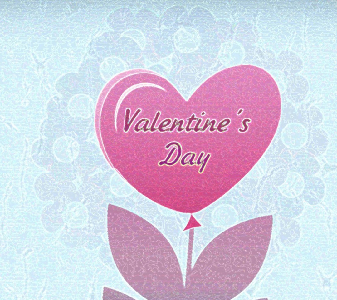 Das Valentines Day Heart Wallpaper 1080x960