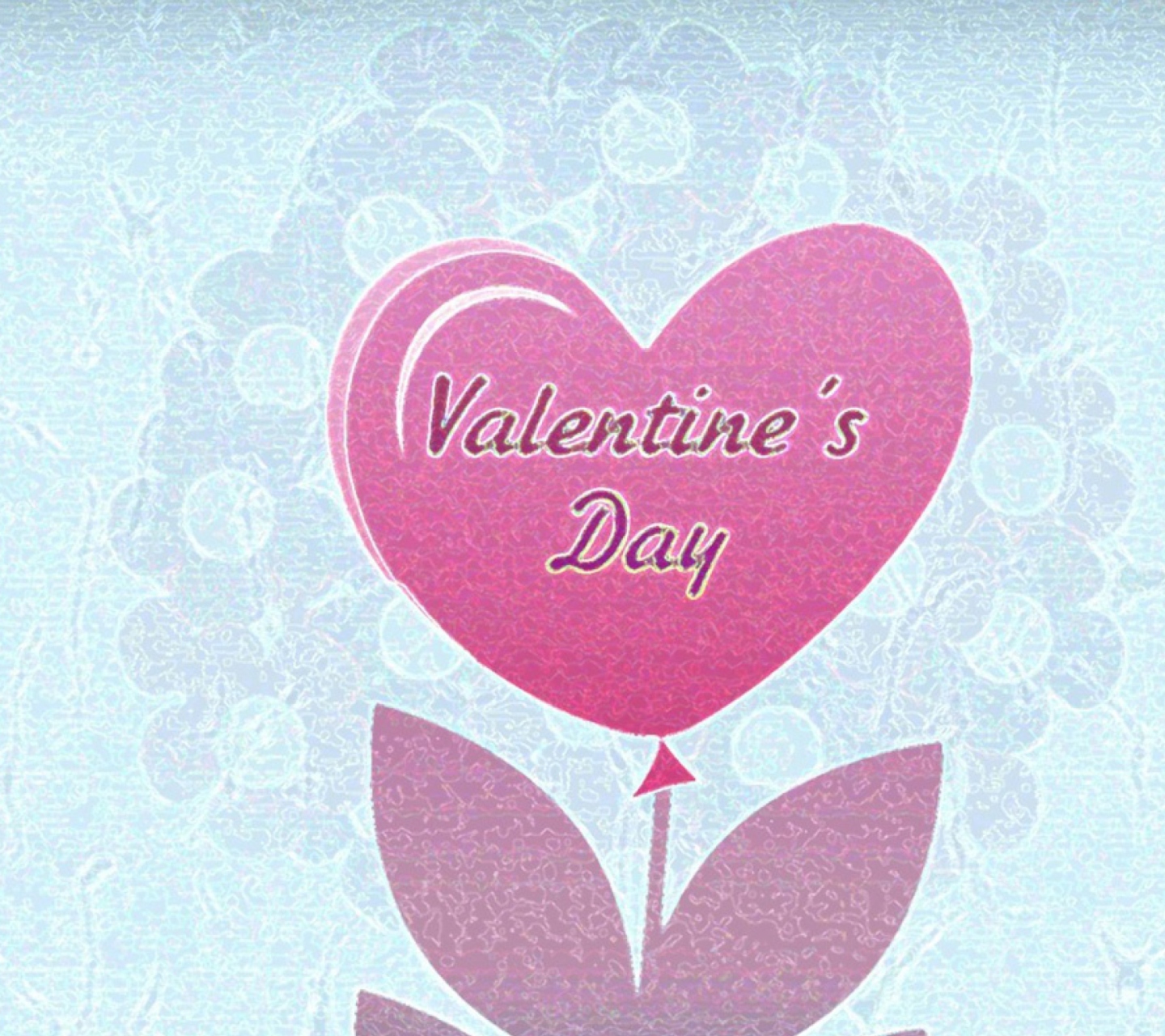 Обои Valentines Day Heart 1440x1280