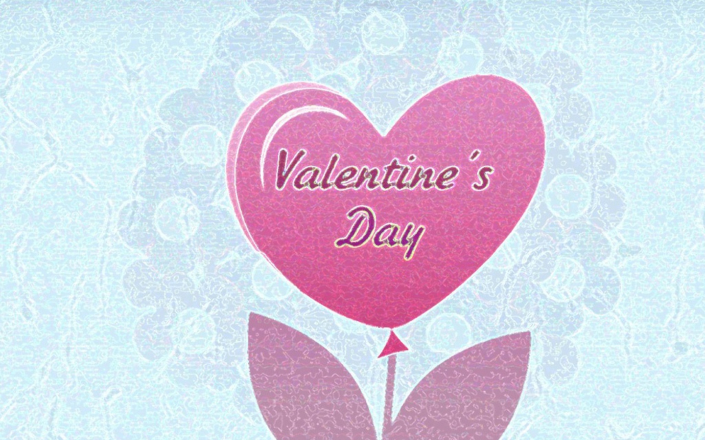 Das Valentines Day Heart Wallpaper 1440x900