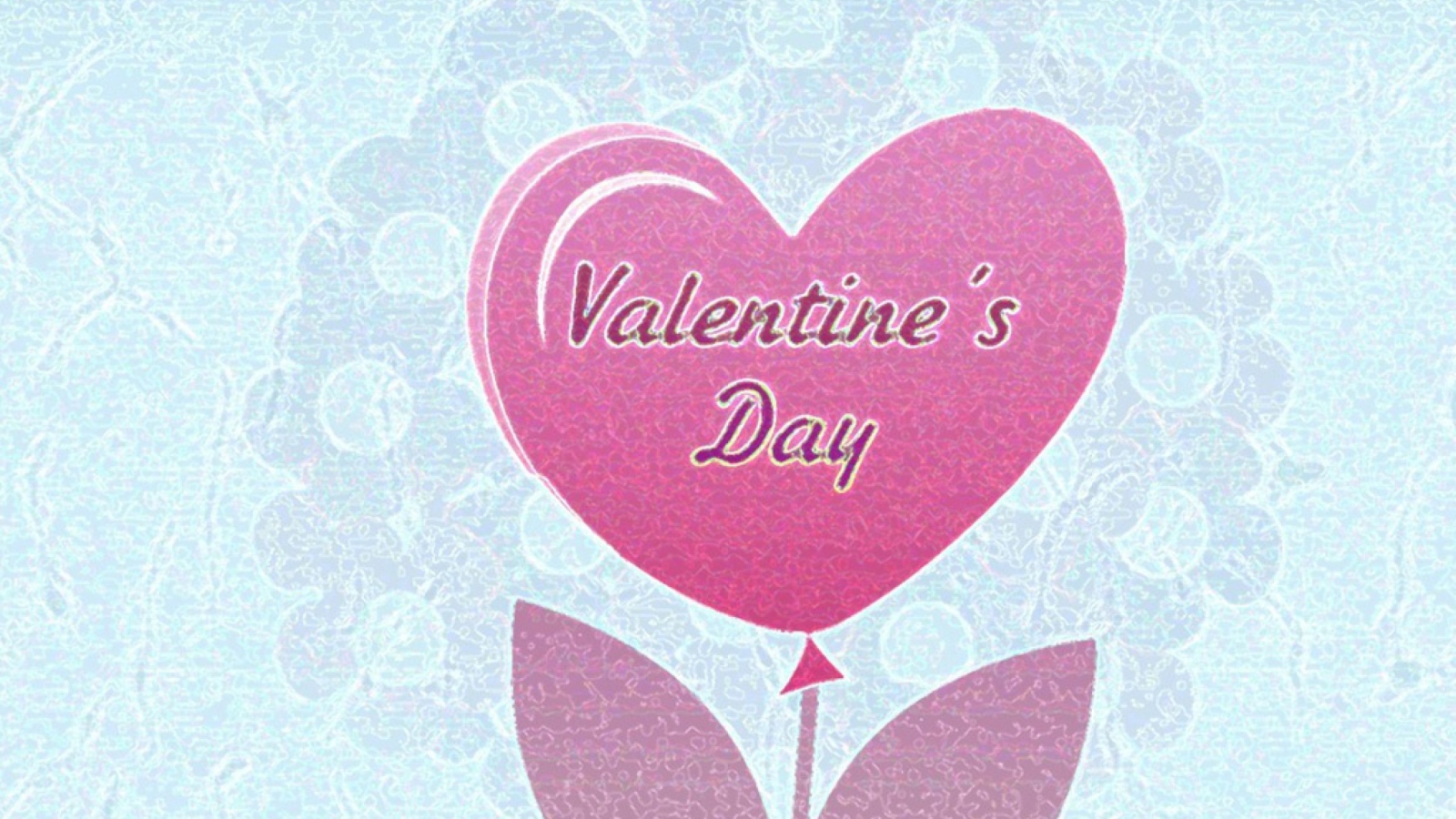 Das Valentines Day Heart Wallpaper 1600x900