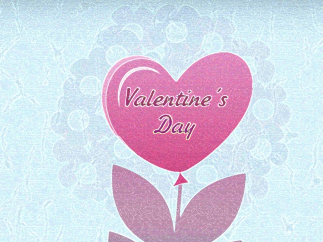 Обои Valentines Day Heart 640x480