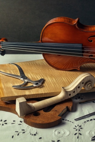 Sfondi Violin making 320x480