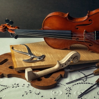 Violin making - Obrázkek zdarma pro iPad 3